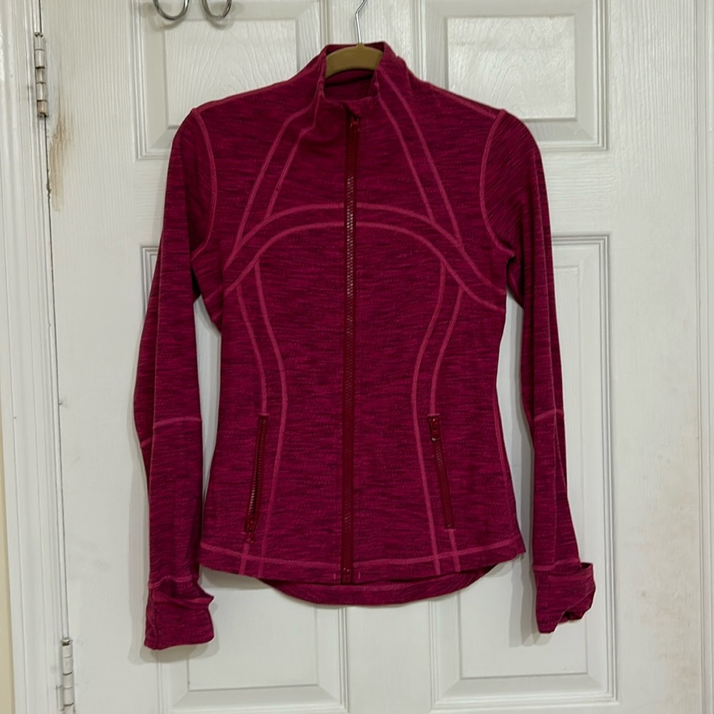 Lululemon define hot pink jacket 6